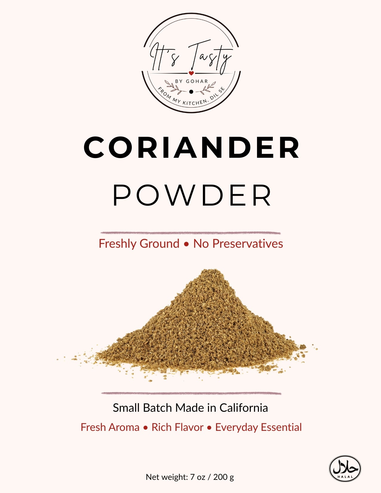 It's Tasty Coriander Powder