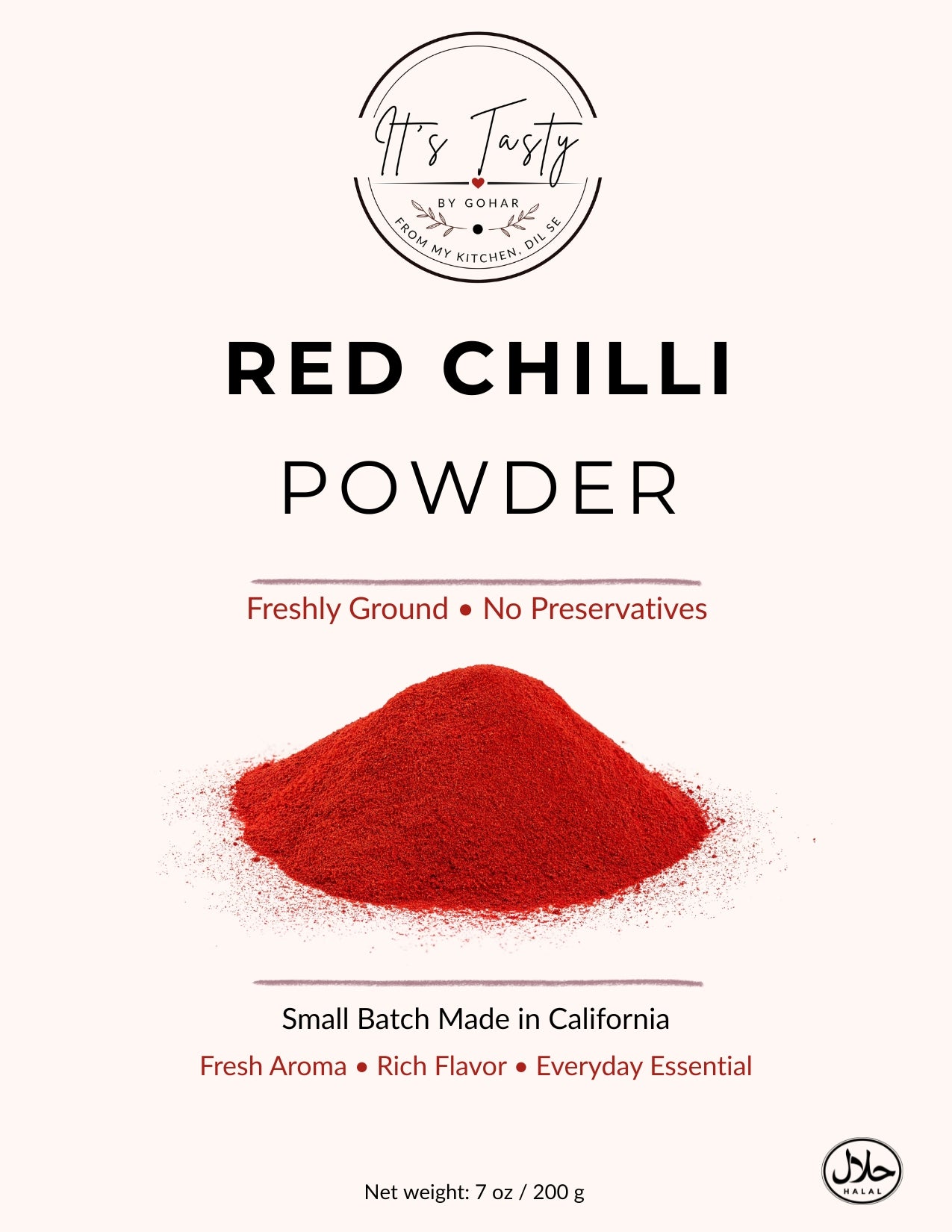 It's Tasty Red Chili Powder