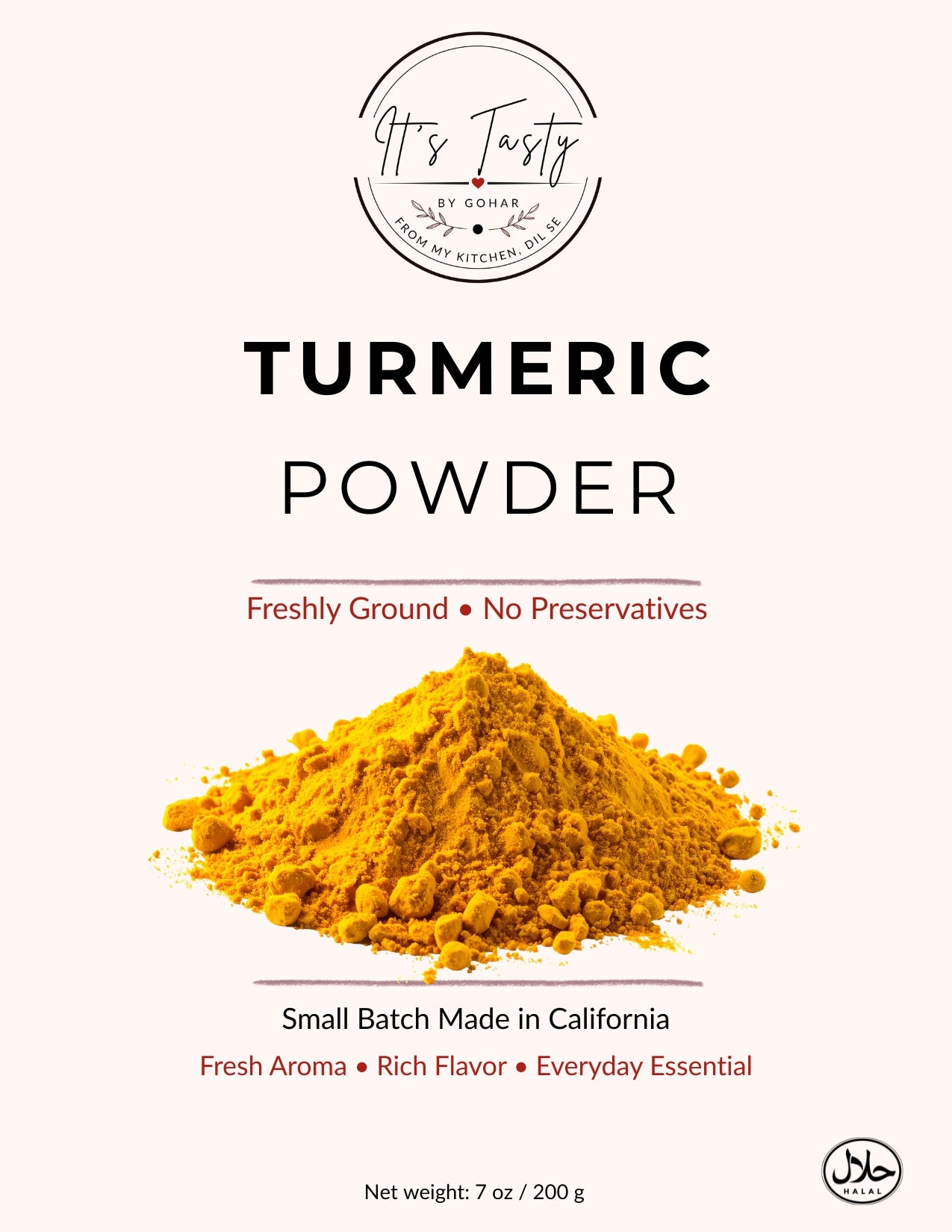 It's Tasty Turmeric Powder